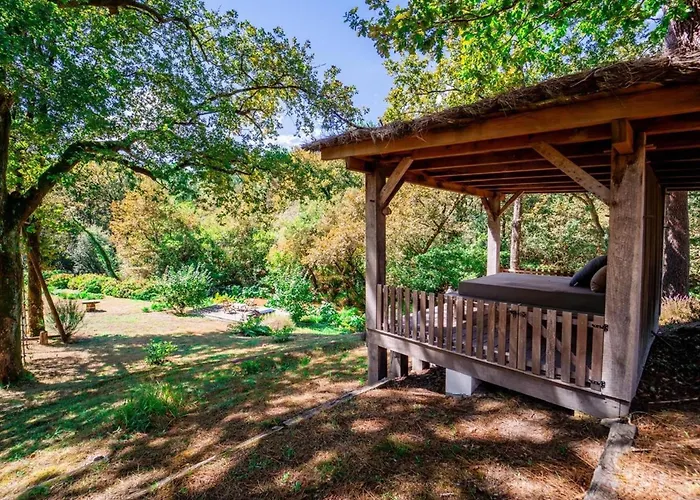 Domaine De Coursat Avec Piscine Chauffee Et Services De Gamme Pour 16 Personnes - Fr-1-791-35 Castets